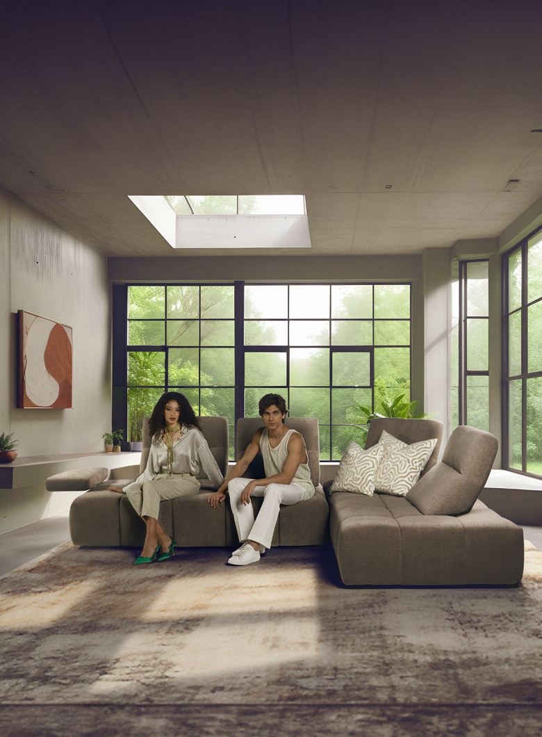 Modular sofas Premium - Sommier - Calia Italia