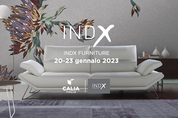 Calia Italia partecipa a INDX 2023: tutti i modelli in esposizione a Birmingham