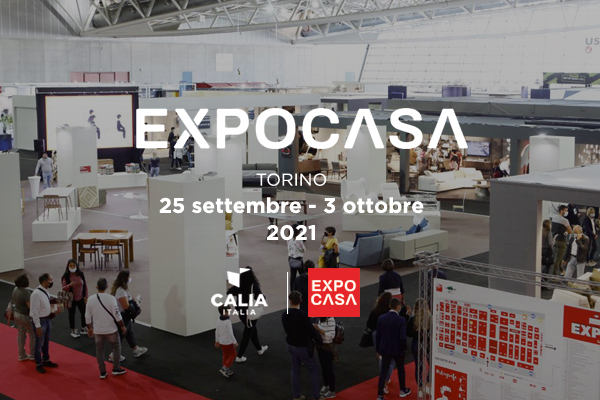 Calia Italia a Expocasa Torino 2021: scopri le collezioni per rendere unico il tuo soggiorno