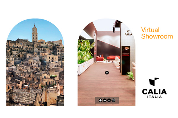 Virtual Showroom, la nuova esperienza virtuale di Calia Italia.